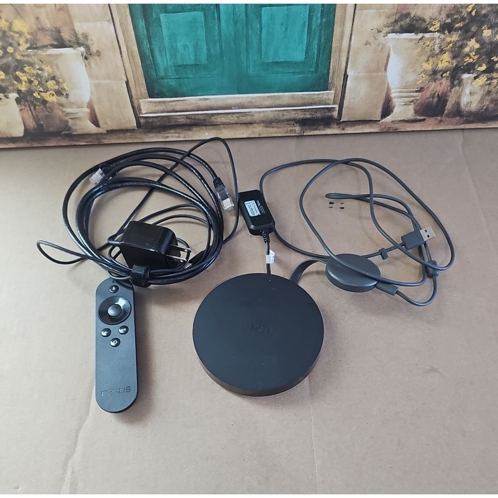 Google - ASUS Nexus Player Streaming Media Console TV500I Cable And Remote